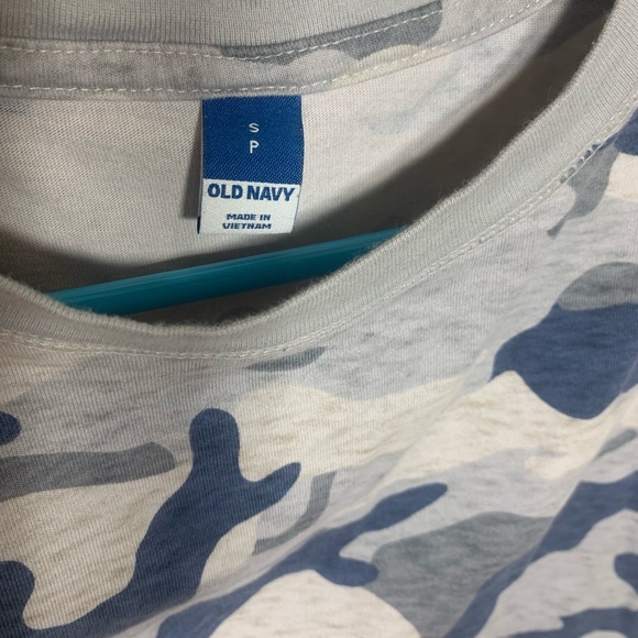 Old Navy Blue Camo Shirt - Picture 4 of 5